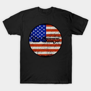 The Cramps / USA Flag Vintage Style T-Shirt